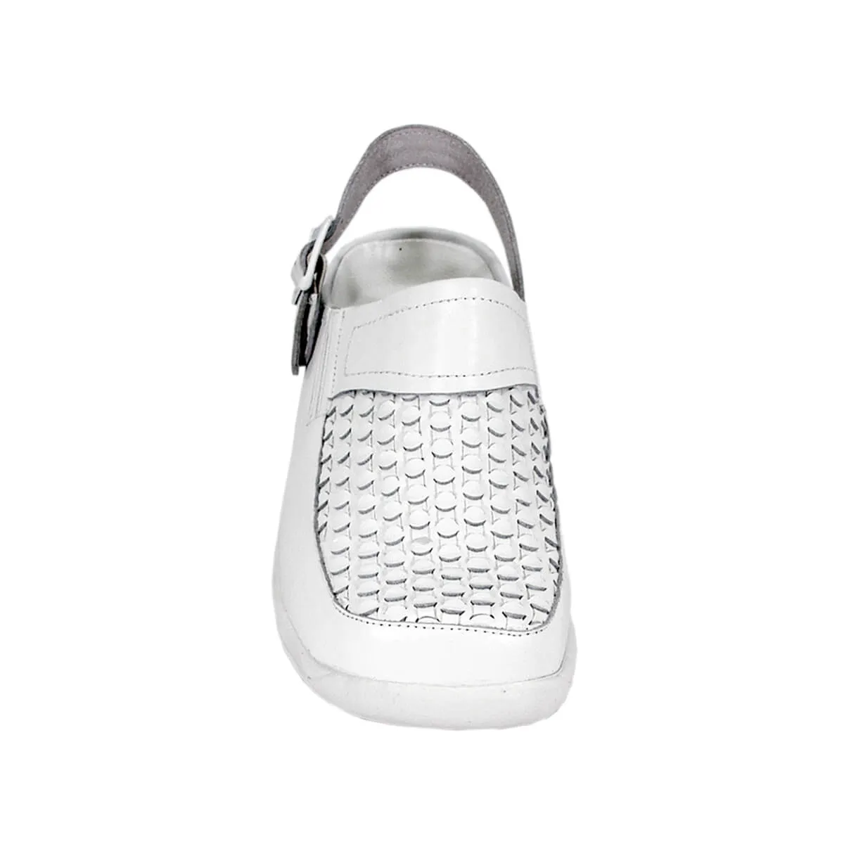 24 HOUR COMFORT Madison Women's Wide Width Leather Clogs