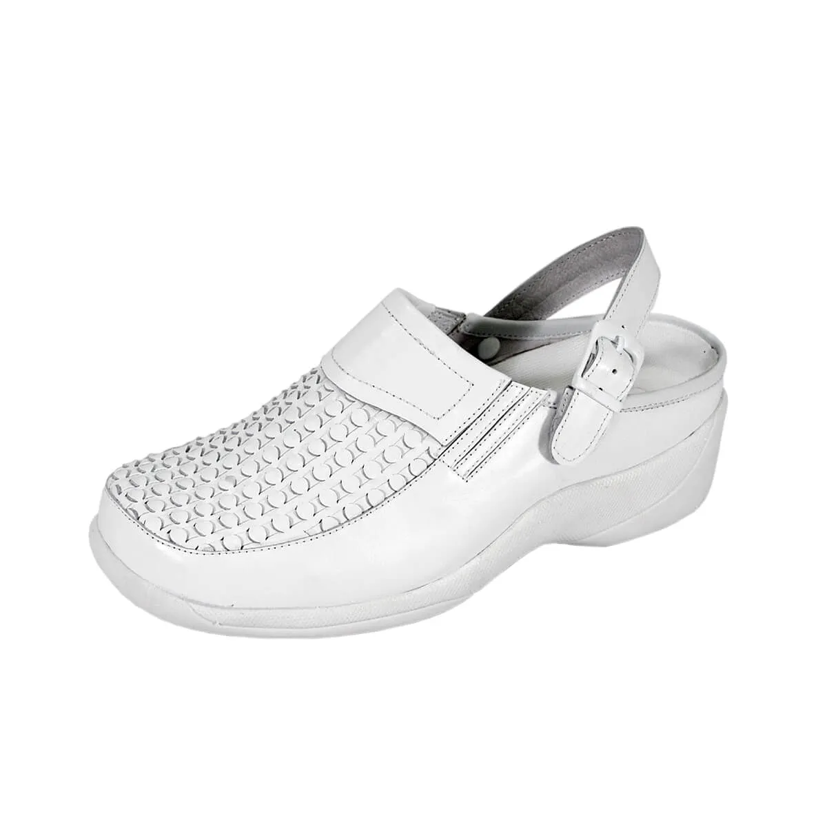 24 HOUR COMFORT Madison Women's Wide Width Leather Clogs