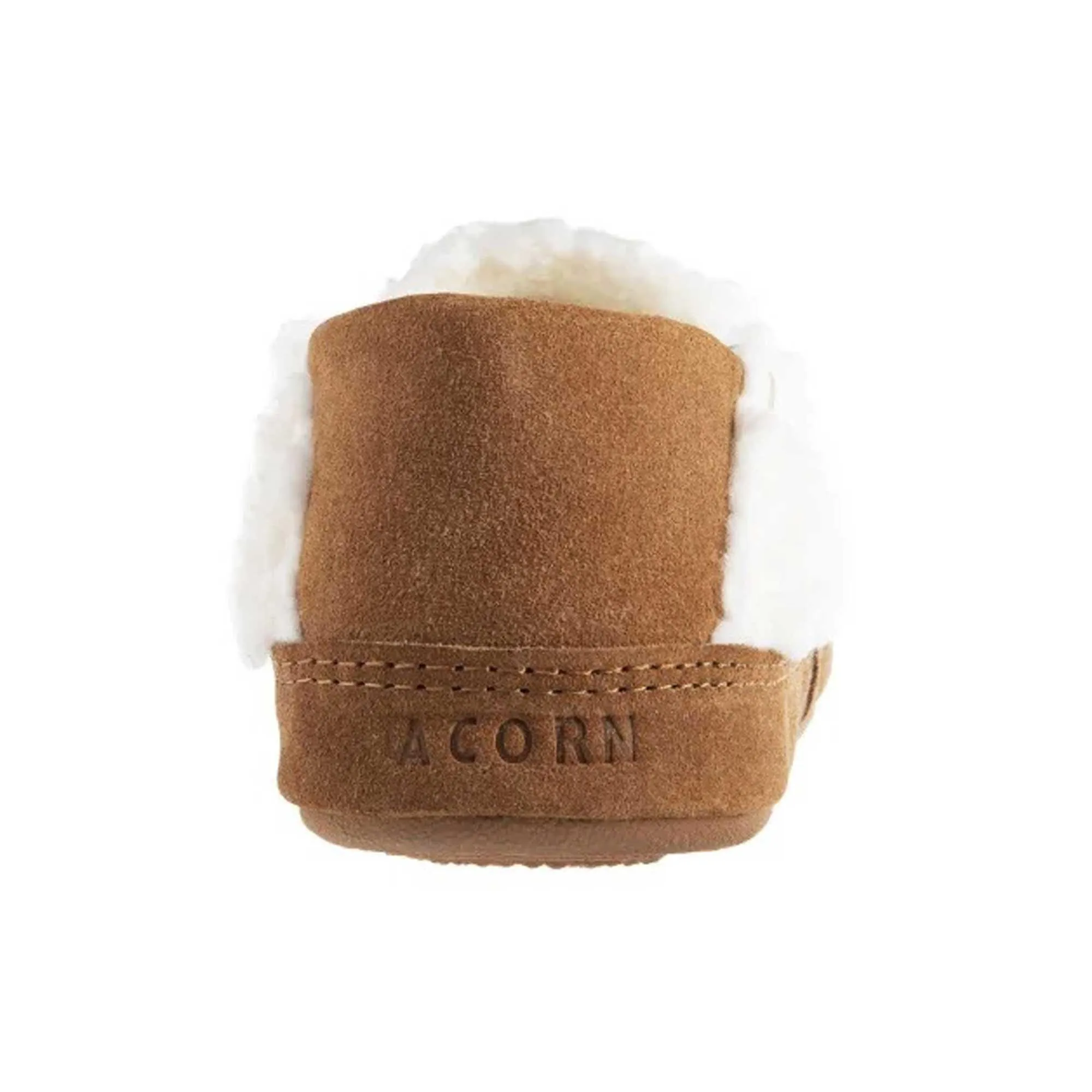 Acorn Women's Slippers - Moc II Buff Popcorn Collapsible Heel, Large | A20132ACCWL