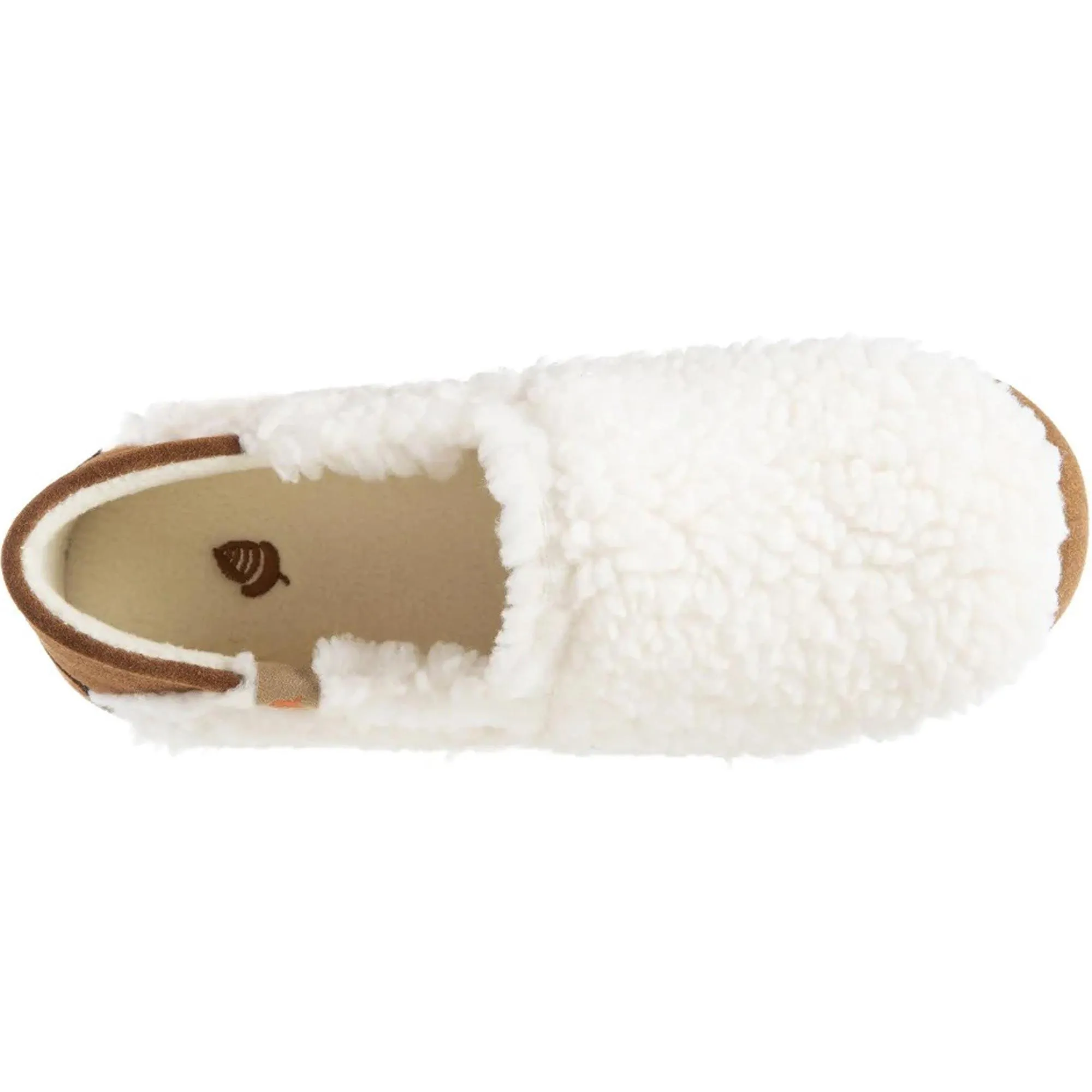 Acorn Women's Slippers - Moc II Buff Popcorn Collapsible Heel, Large | A20132ACCWL