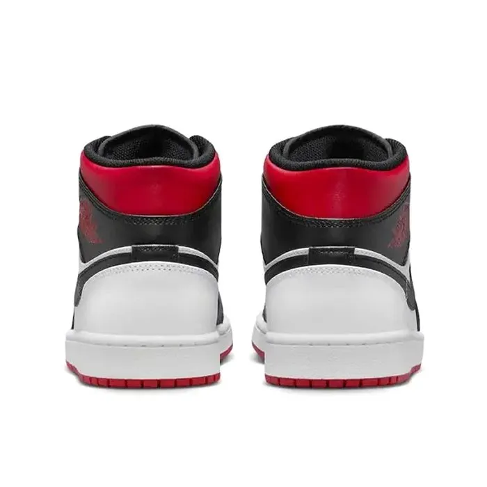 Air Jordan 1 Mid Gym Red Black Toe