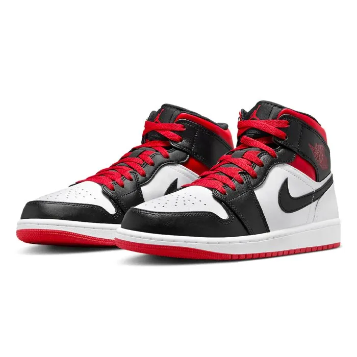 Air Jordan 1 Mid Gym Red Black Toe