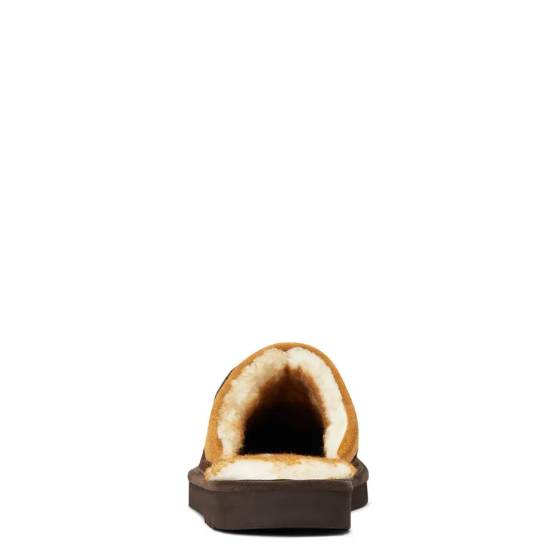 Ariat Men's Silversmith Square Toe Slipper, Chocolate