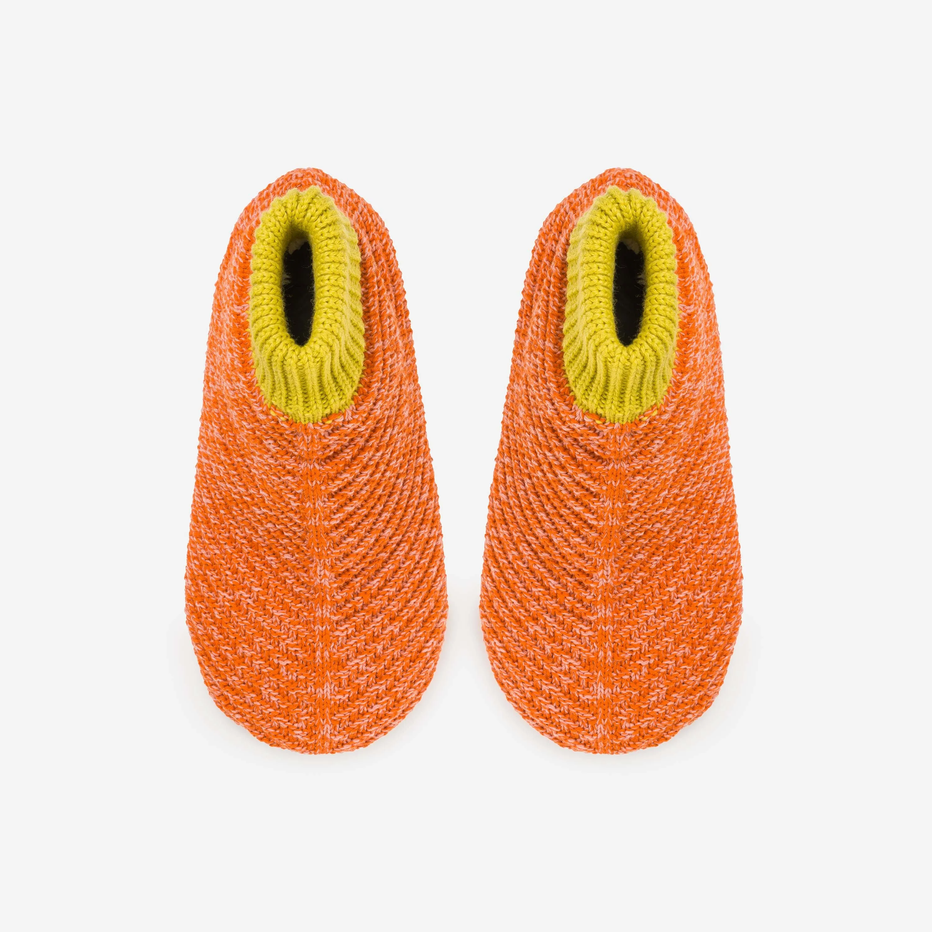 Chevron Knit Bootie Slippers