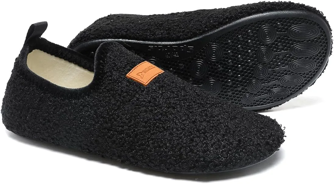 ditont Non-Slip Indoor House Slippers Lightweight Comfortable Grip House Home Shoes for Men Women