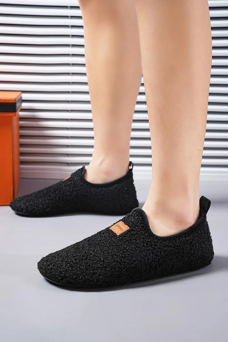 ditont Non-Slip Indoor House Slippers Lightweight Comfortable Grip House Home Shoes for Men Women