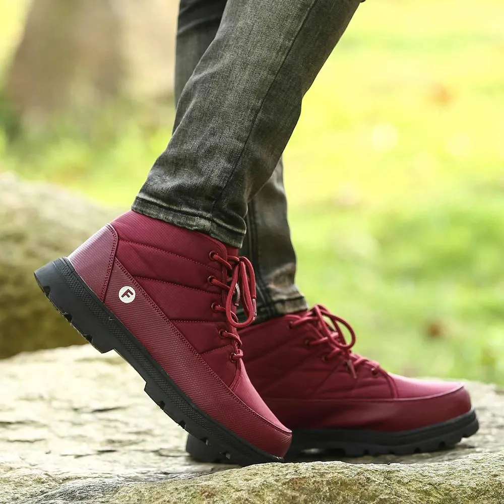 Fur Lined Shoes Non-slip Lightweight Waterproof Winter Boots for Women