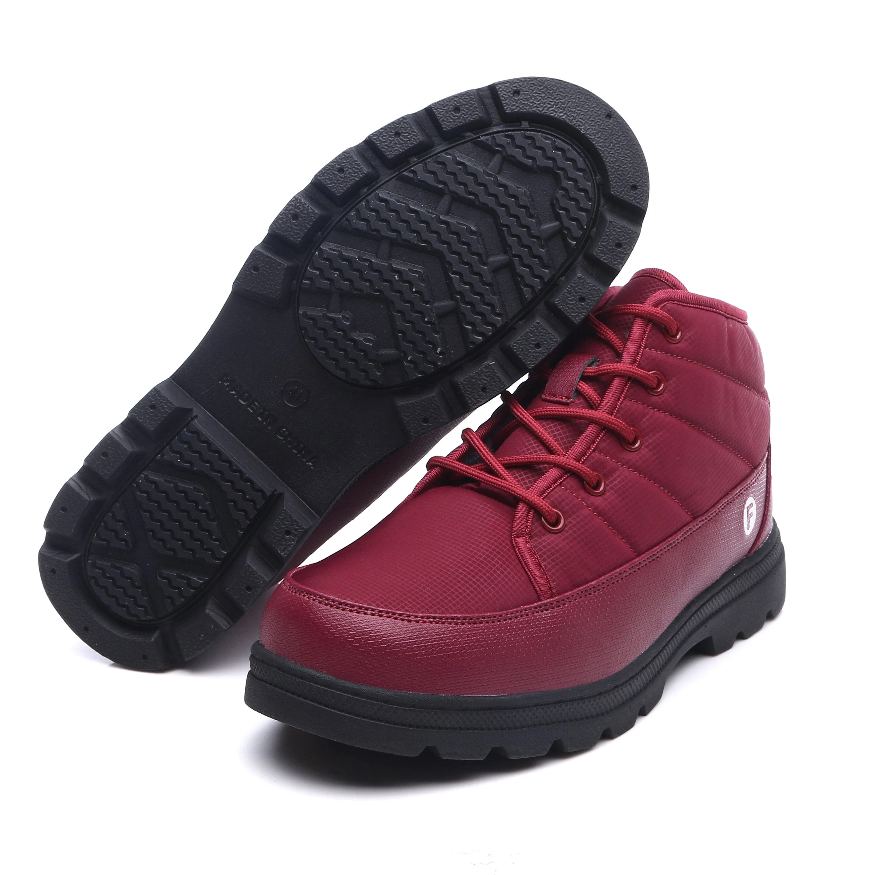 Fur Lined Shoes Non-slip Lightweight Waterproof Winter Boots for Women