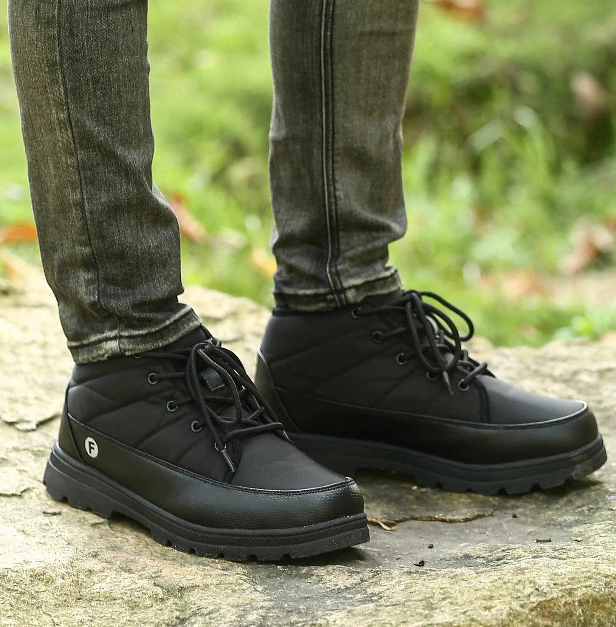 Fur Lined Shoes Non-slip Lightweight Waterproof Winter Boots for Women