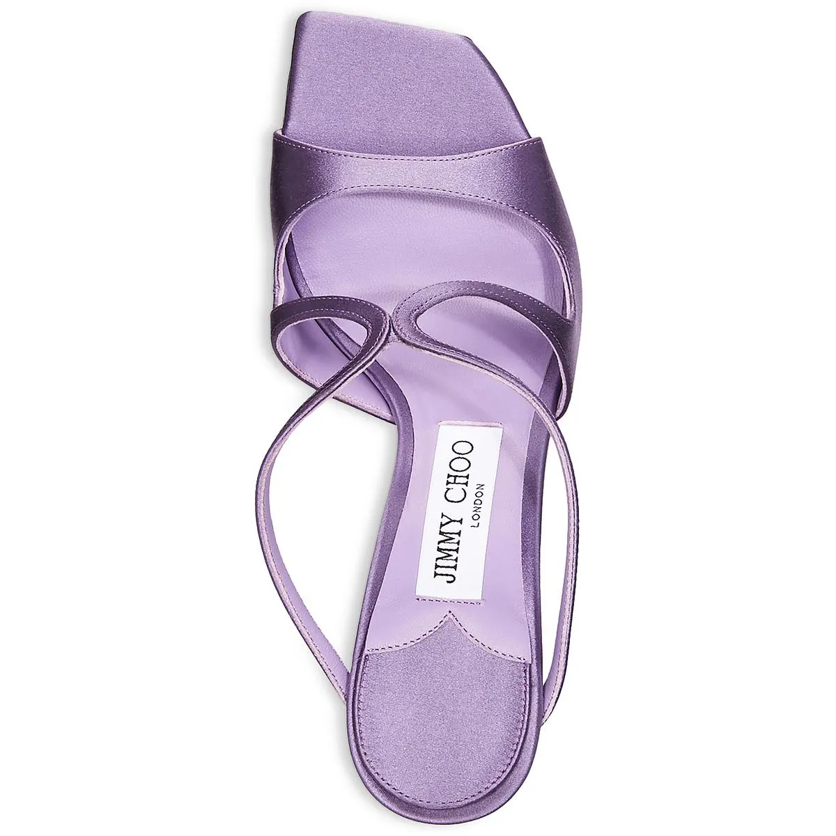 Jimmy Choo Womens ANISE Leather Mule Heels