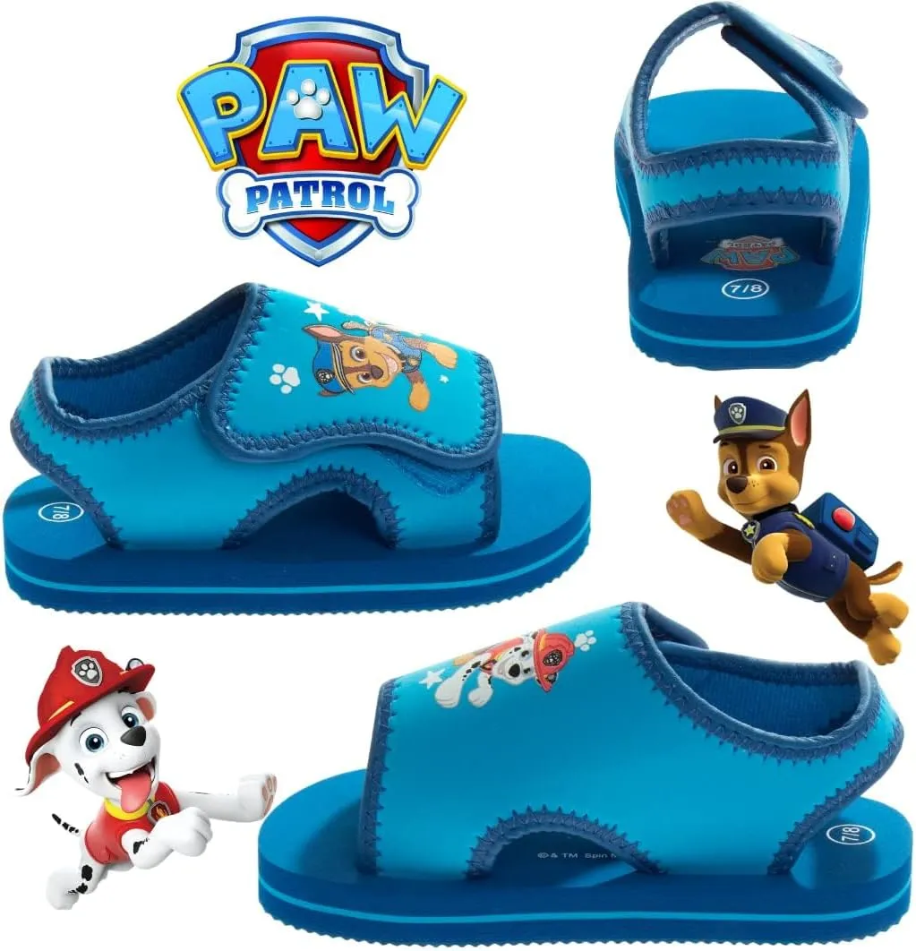 Josmo PawPatrol Cars ToyStory Spiderman Summer Sandals Kids Water Shoes Open Toe Outdoor Slides Chase Marshall Lightning McQueen Woody Buzz Lightyear Beach Sport Slip On(Toddler - Little Kid)