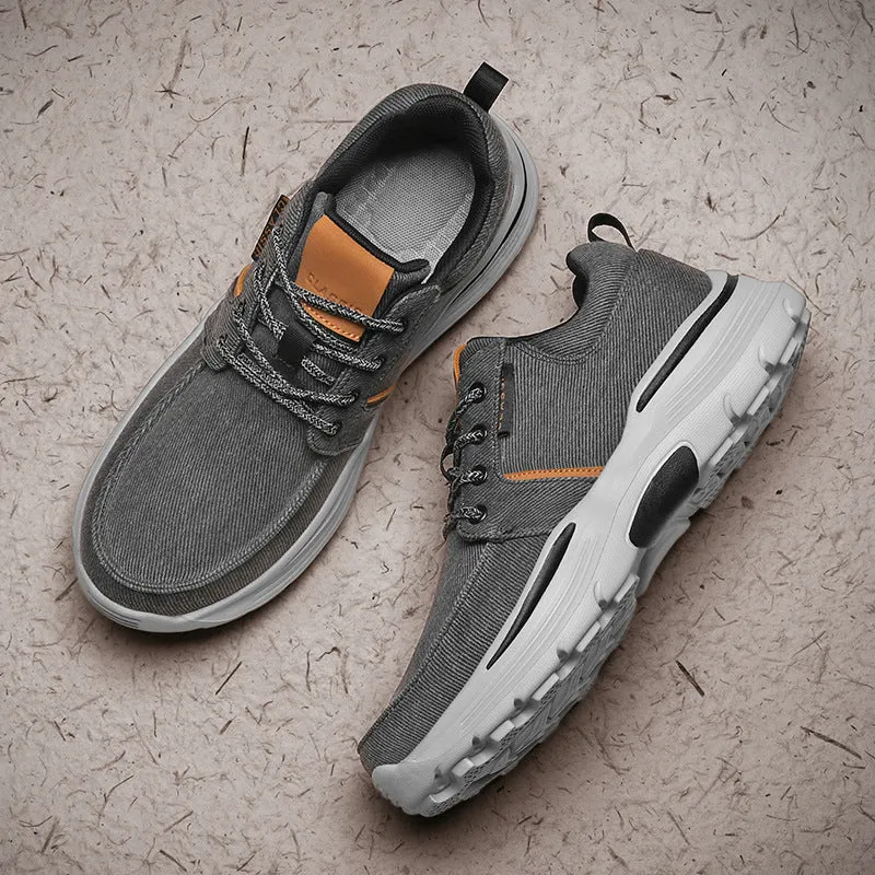 Men's Canvas Lightweight Comfortable Walking Shoes
