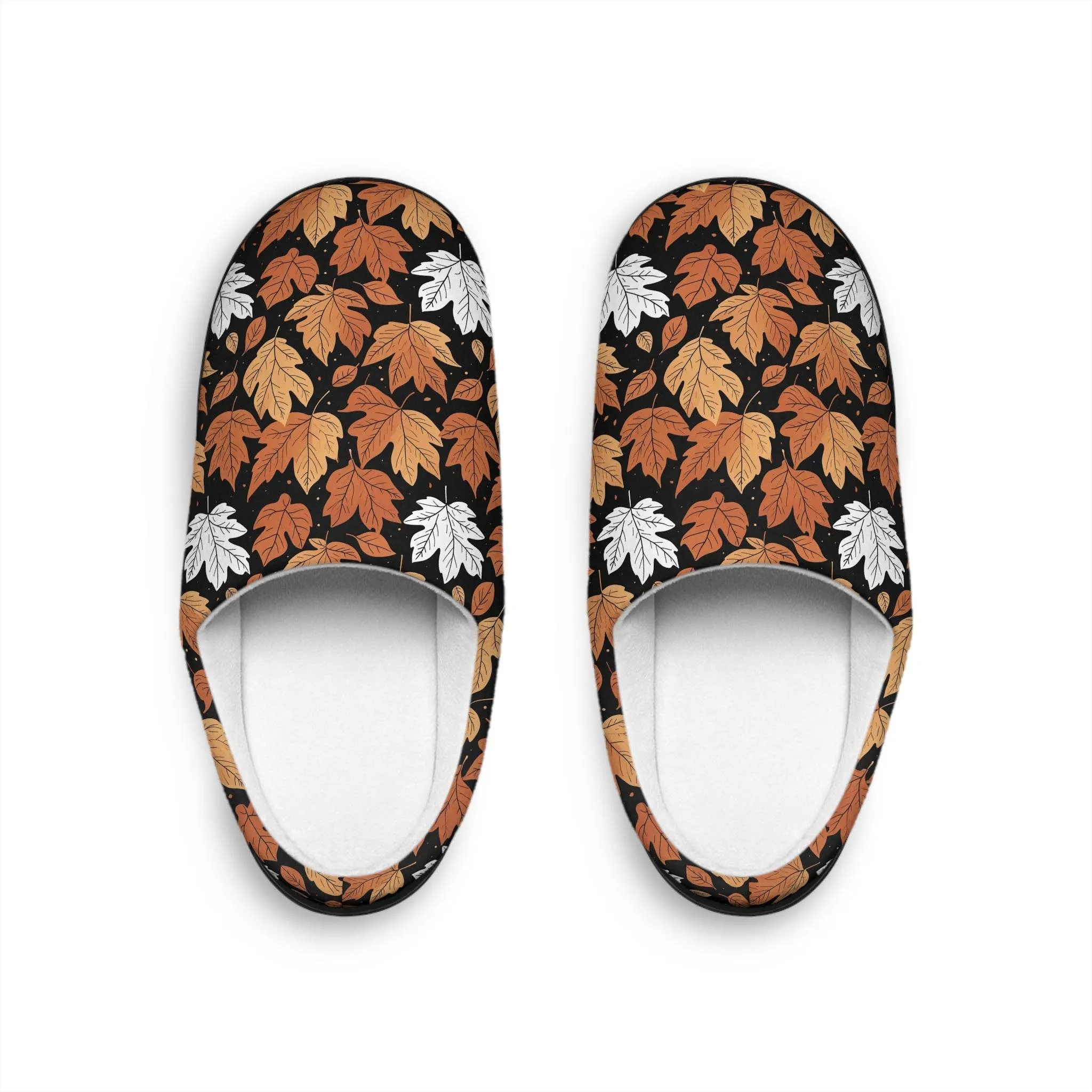 Mens Indoor Maple Leaves Slippers