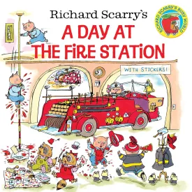 Richard Scarry's A Day at the Fire Station (Pictureback) Paperback  Picture Book, June 10, 2003