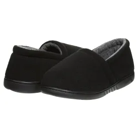 Skysole Kids Boys Fleece A-Line Slippers with Rugged Outsoles