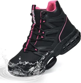 Waterproof Steel Toe Work Boots for Men Women Non Slip Safety Construction Boots Air Cushion
