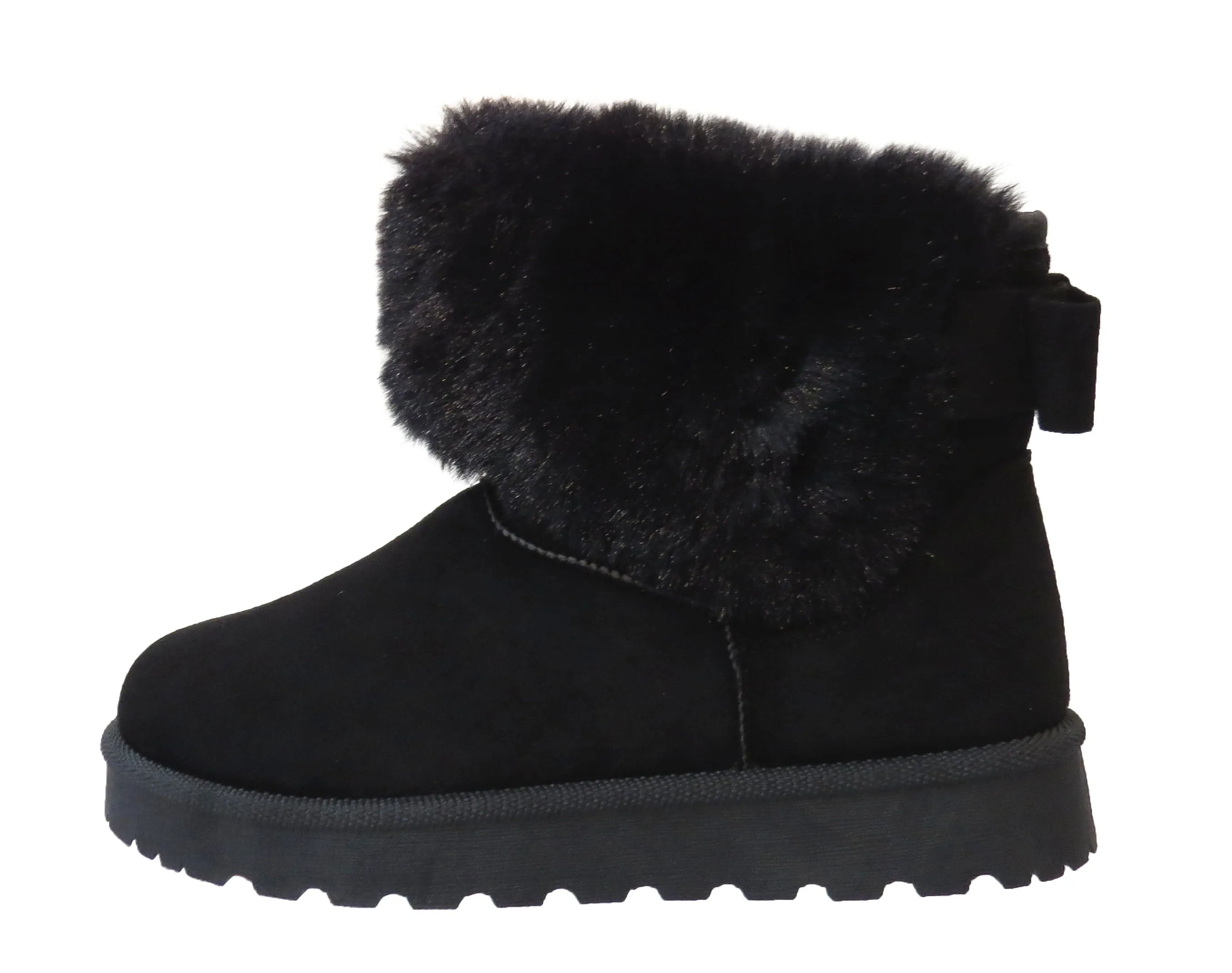 Welma Stylish Faux Suede Fur-Lined Ankle Boots for Women